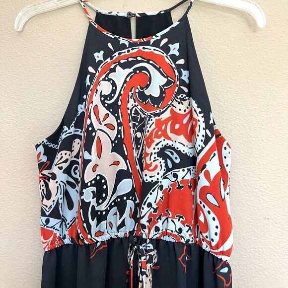 LOFT Sunset Paisley Midi Dress - Picture 5 of 10